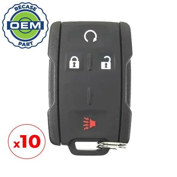 10 x 2014-2019 GM / 4-Button Keyless Entry Remote / PN: 22881480 / M3N32337100 (OEM Recase)
