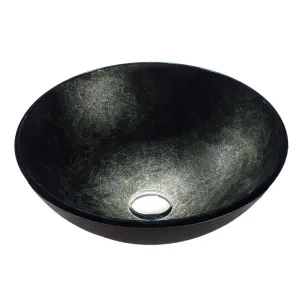 ANZZI Amalfi Round Glass Vessel Bathroom Sink