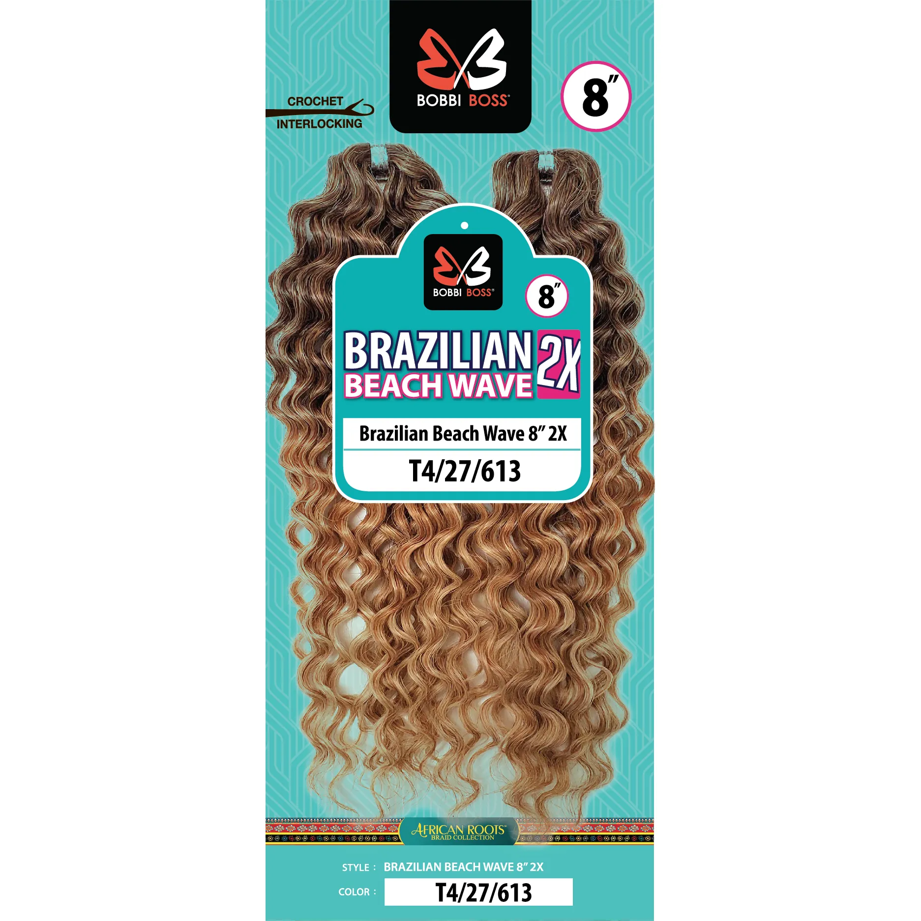 Bobbi Boss: 2X Brazilian Beach Wave 8" (FINAL SALE)