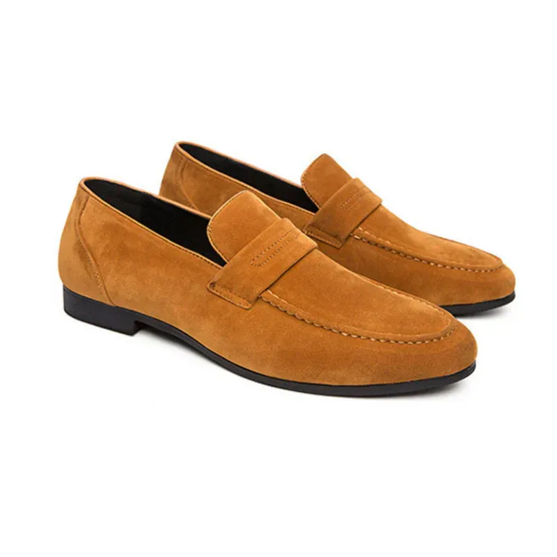 Columbus | Suede Penny Loafers