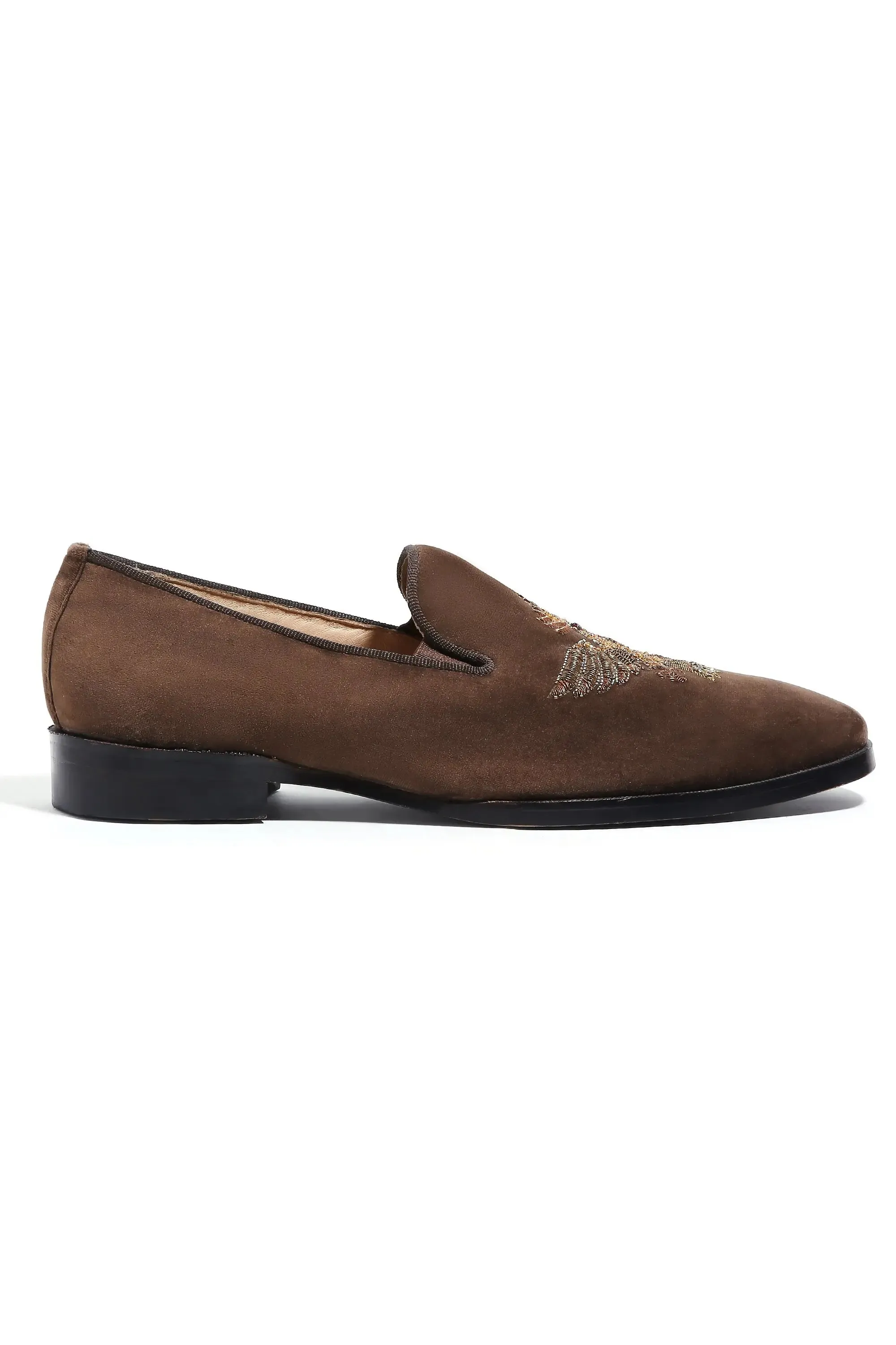 Falcon Crest Tan Velvet Slip-Ons