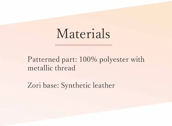 Formal Zori Sandals and Bag Set for TEA ceremony【ONE-SIZE】