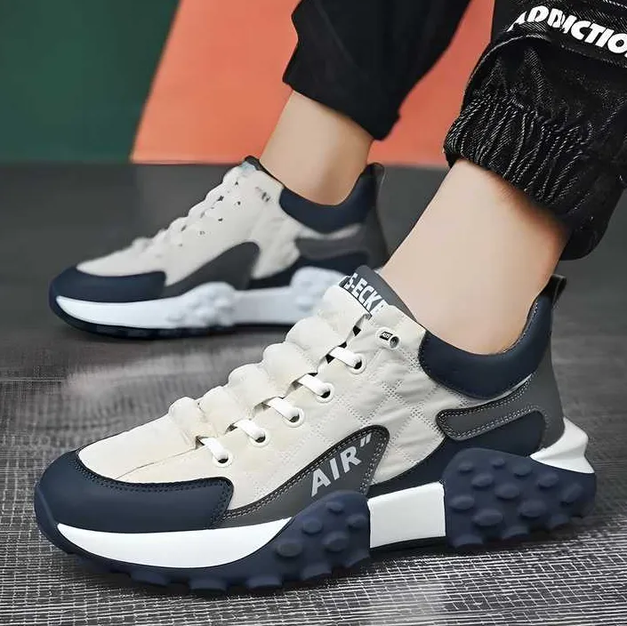 Men's Casual Shoes- Thick Base Sneakers