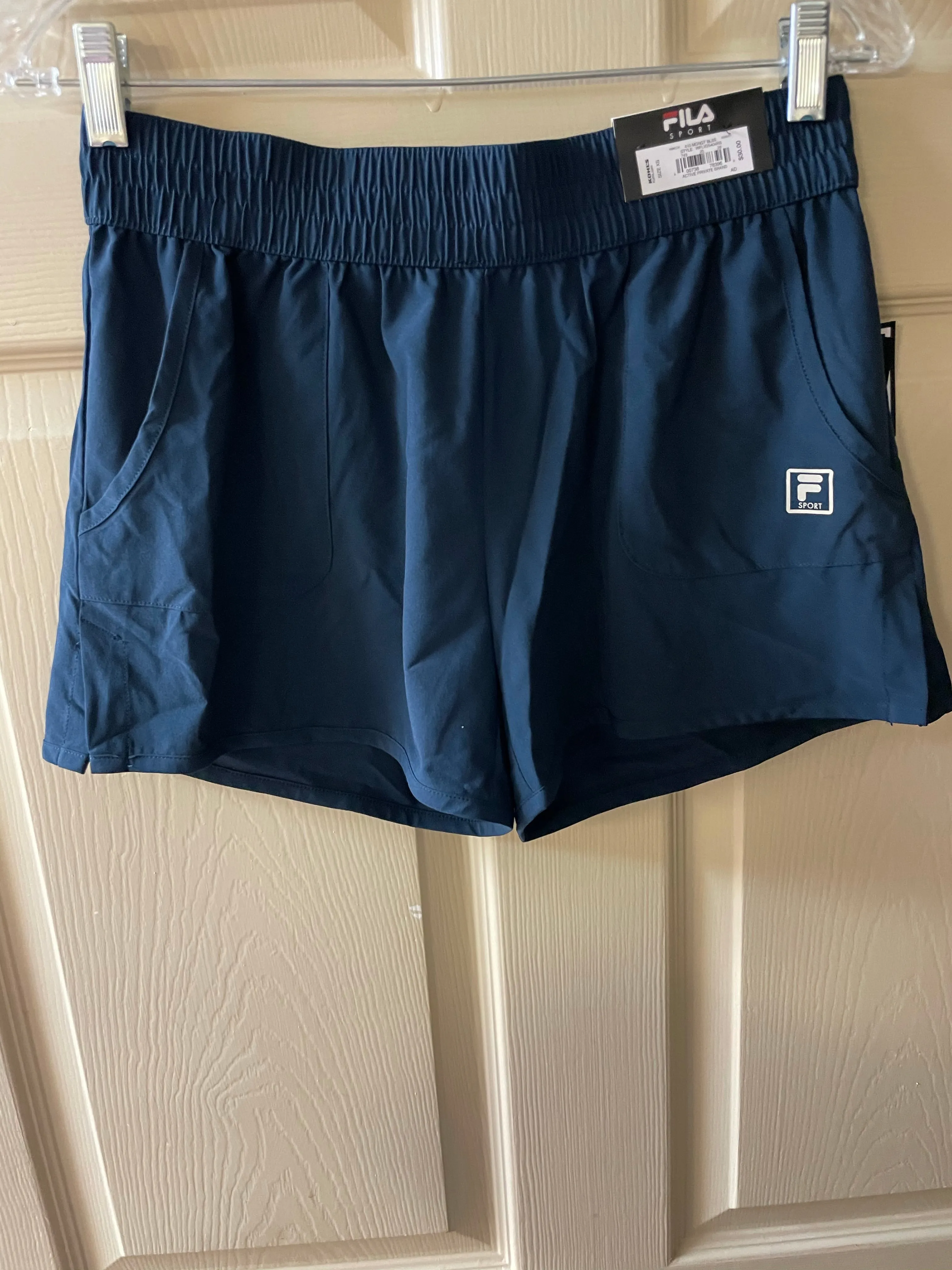 NEW Womens Juniors FILA Sport Black Running Mid Rise Shorts XSmall 28 in Waist