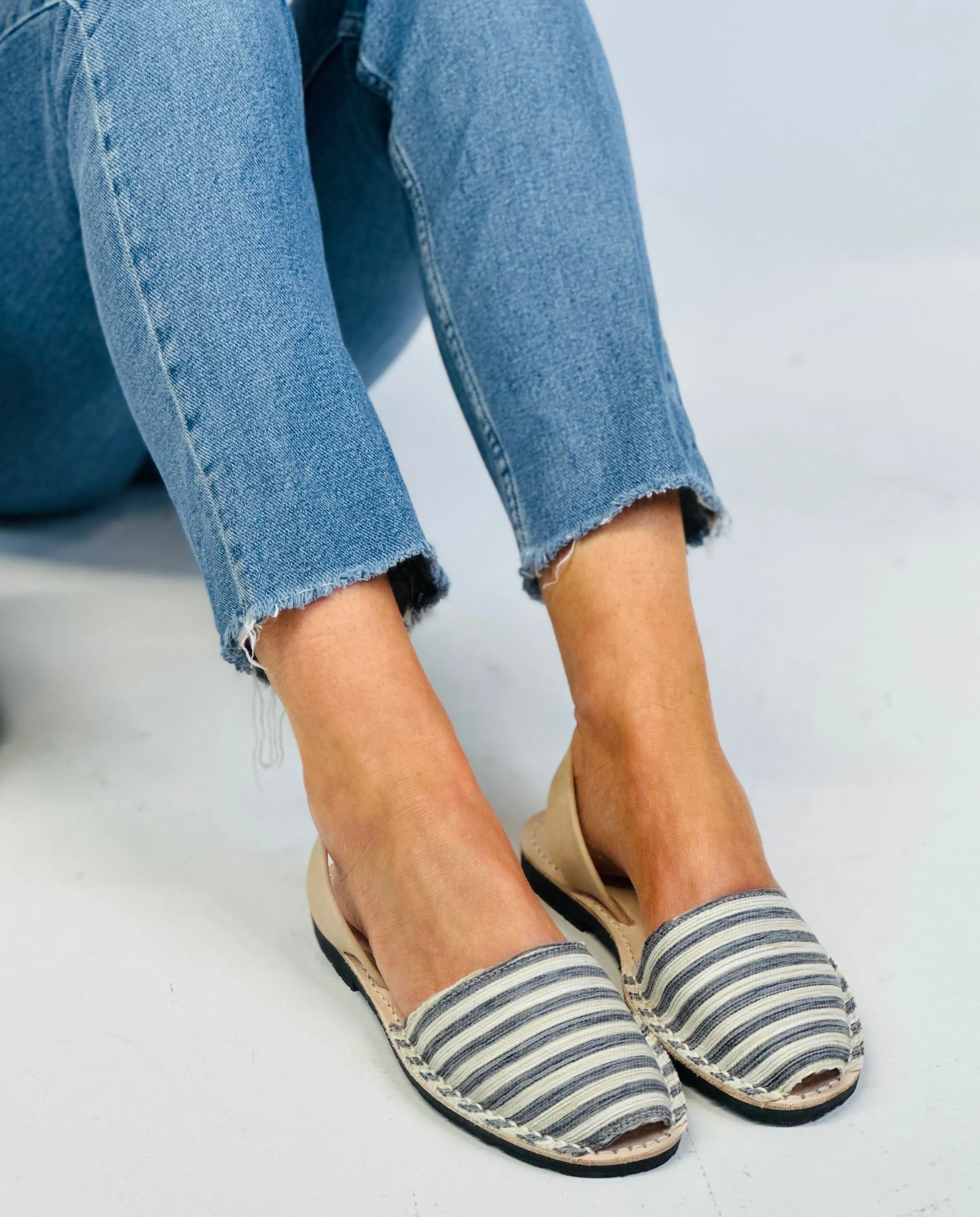 Riviera Striped Avarcas