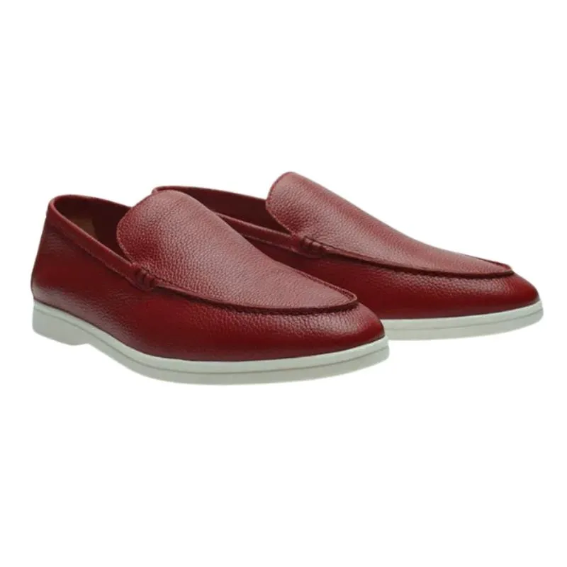 Soleil Couture Cowhide Leather Loafers