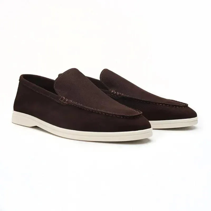 Soleil Couture Cowhide Leather Loafers